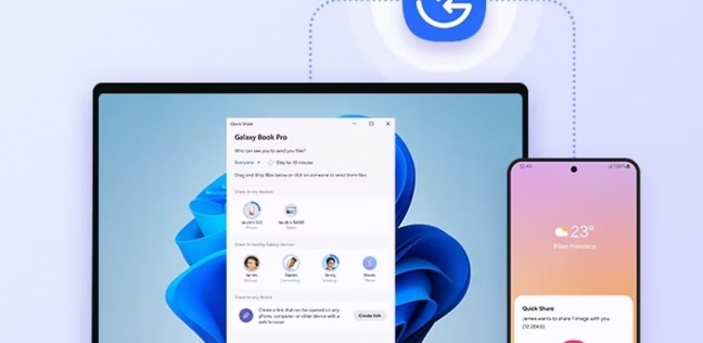تحديثات جديدة في أداة «Quick Share».. منها مشاركة الملفات بين الأجهزة المختلفة