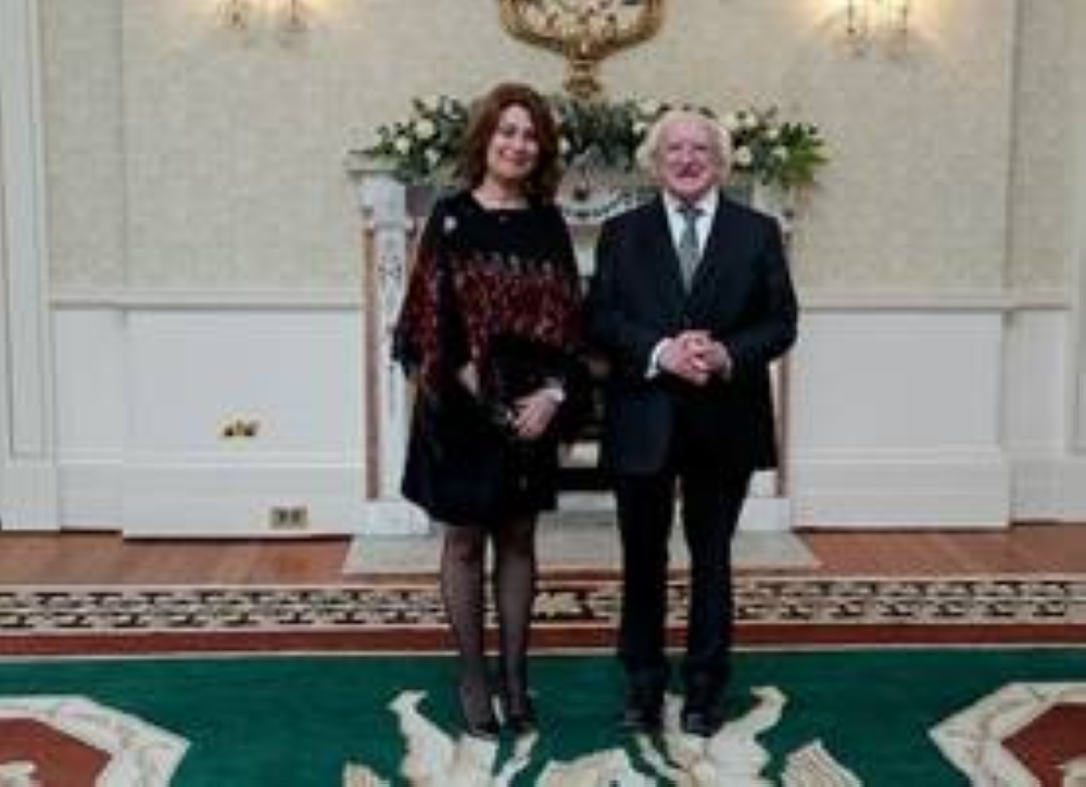 إيرلندا تقبل تعيين جيلان سفيرة لفلسطين في دبلن