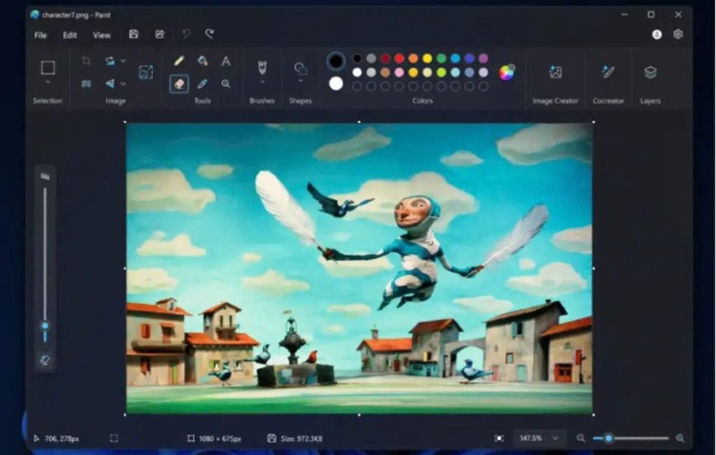 مايكروسوفت تختبر مزايا ذكاء اصطناعي جديدة في تطبيقي الرسام والمفكرة