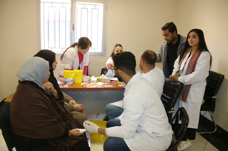 حملة تكشف عن سرطان الثدي بالنمة