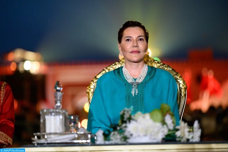 الأميرة للا حسناء تزور معرضين في قطر