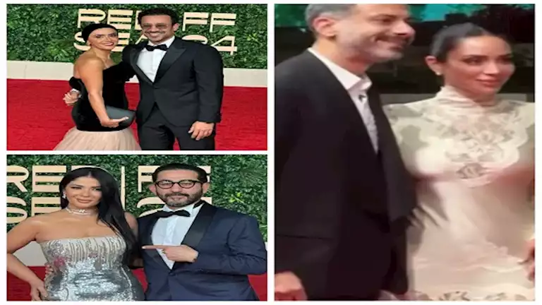 أنوثة وجنتلة.. 15 صورة جذابة للكابلز خطفت الأنظار في مهرجان البحر الأحمر