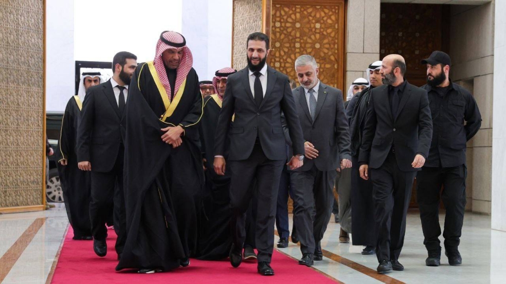 وفد من مجلس التعاون الخليجي يصل دمشق ويلتقي الشرع