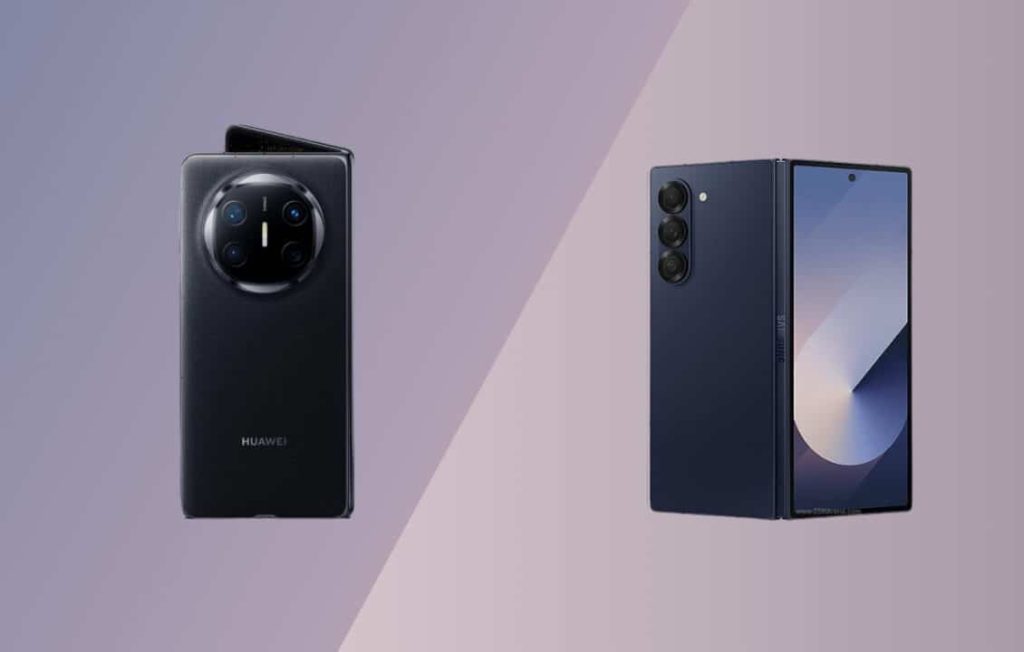 مقارنة بين هاتفي Huawei Mate X6 و Galaxy Z Fold6