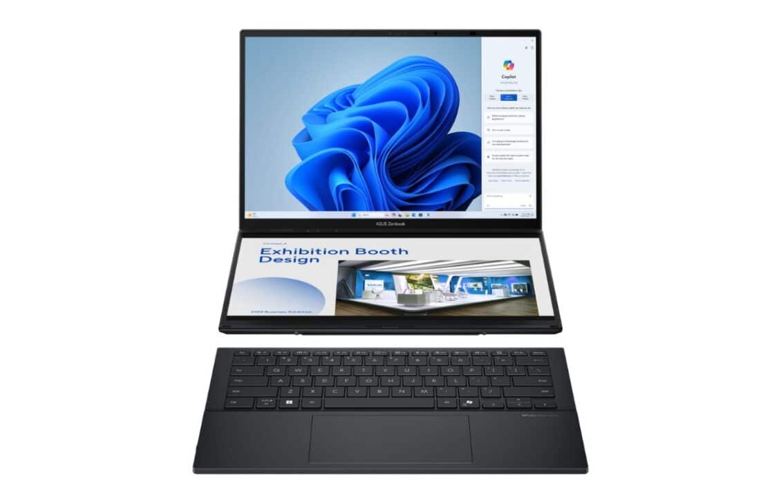 أسوس تطلق حاسوب Zenbook Duo الجديد بشاشتي أولد