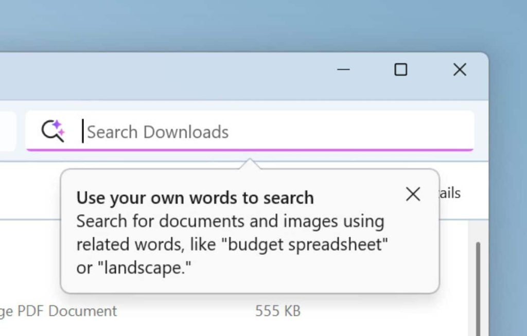 مايكروسوفت تحسّن تجربة البحث في ويندوز 11 بالذكاء الاصطناعي