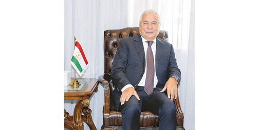 زبيدوف وفد تجاري طاجيكي بالكويت اليوم