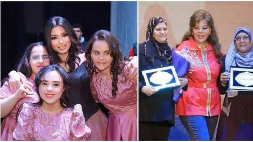 صفاء أبو السعود ونيفين رجب تحييان الحفل السنوي لذوي القدرات الخاصة برمسيس