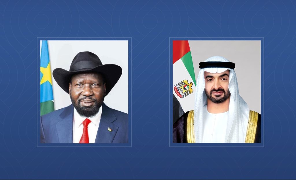 رئيس الدولة يستقبل رئيس جنوب السودان ويبحث معه علاقات التعاون بين البلدين