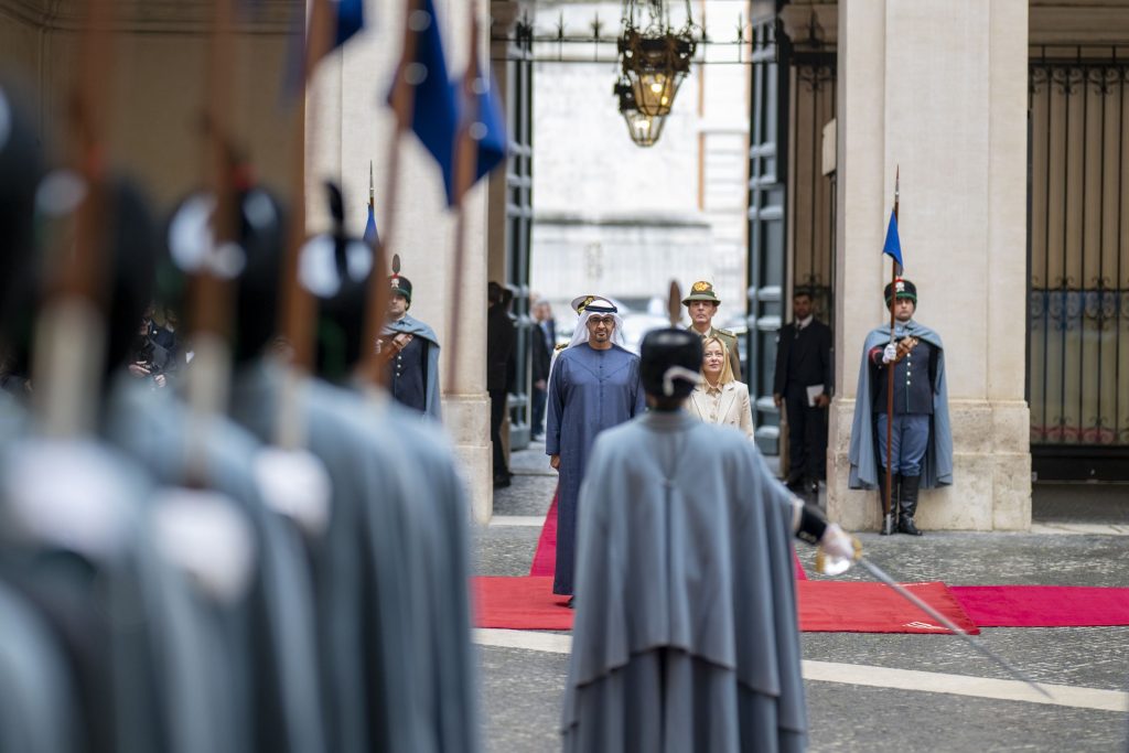 رئيس الدولة ورئيسة وزراء إيطاليا يبحثان في روما تعزيز علاقات البلدين