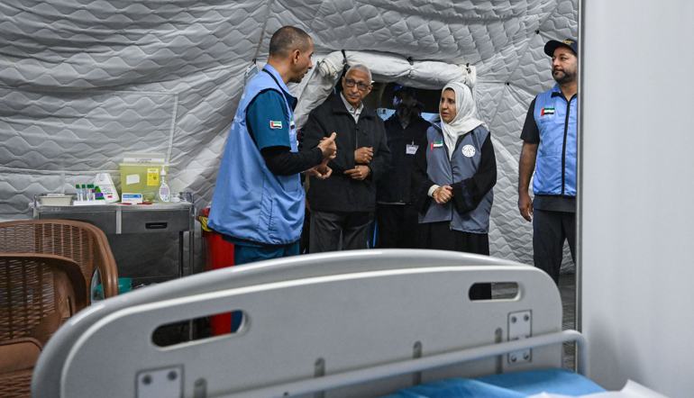 المستشفى الإماراتي العائم في العريش .. عام من الدور الإنساني في خدمة الأشقاء الفلسطينيين