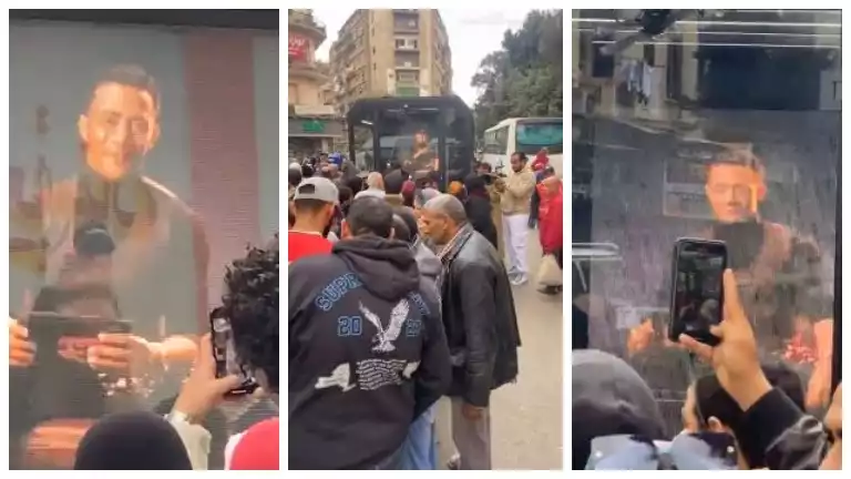 بالصور.. محمد رمضان يتجول بسيارة تحمل اسم برنامجه في السيدة