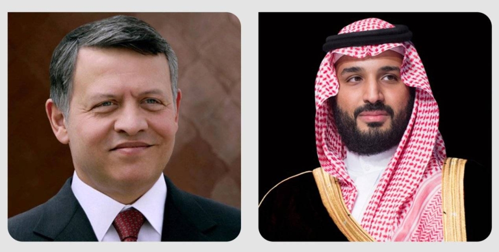ولي العهد وملك الأردن يبحثان مستجدات الأحداث ومساعي تحقيق الأمن والاستقرار
