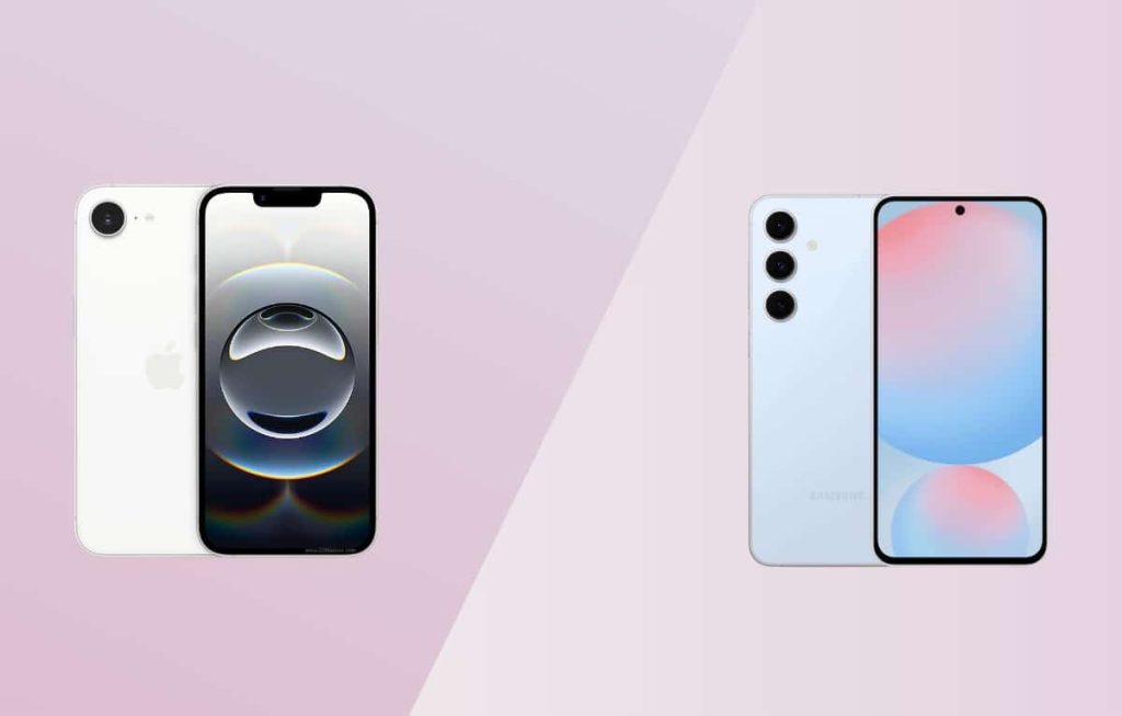 مقارنة بين هاتفي iPhone 16e و Galaxy S24 FE