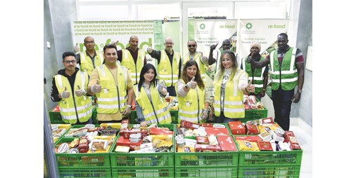 مجموعة الملا تدعم مبادرات الاستدامة البيئية والحد من هدر المواد الغذائية بالتعاون مع ريفود