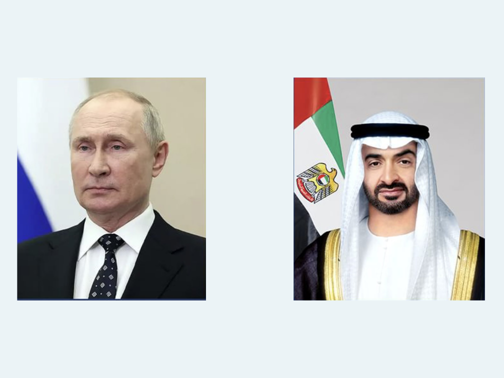 رئيس الدولة يتلقى اتصالاً هاتفياً من الرئيس الروسي