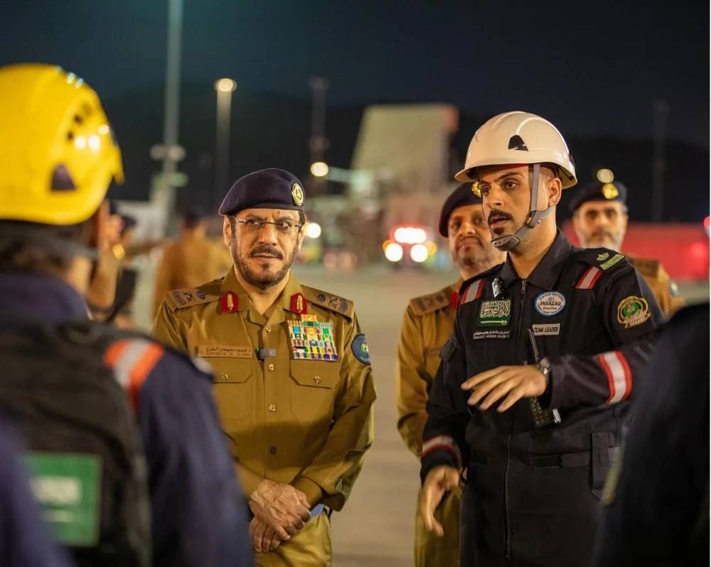 اللواء الفرج يتفقد خطط الدفاع المدني في العاصمة المقدسة