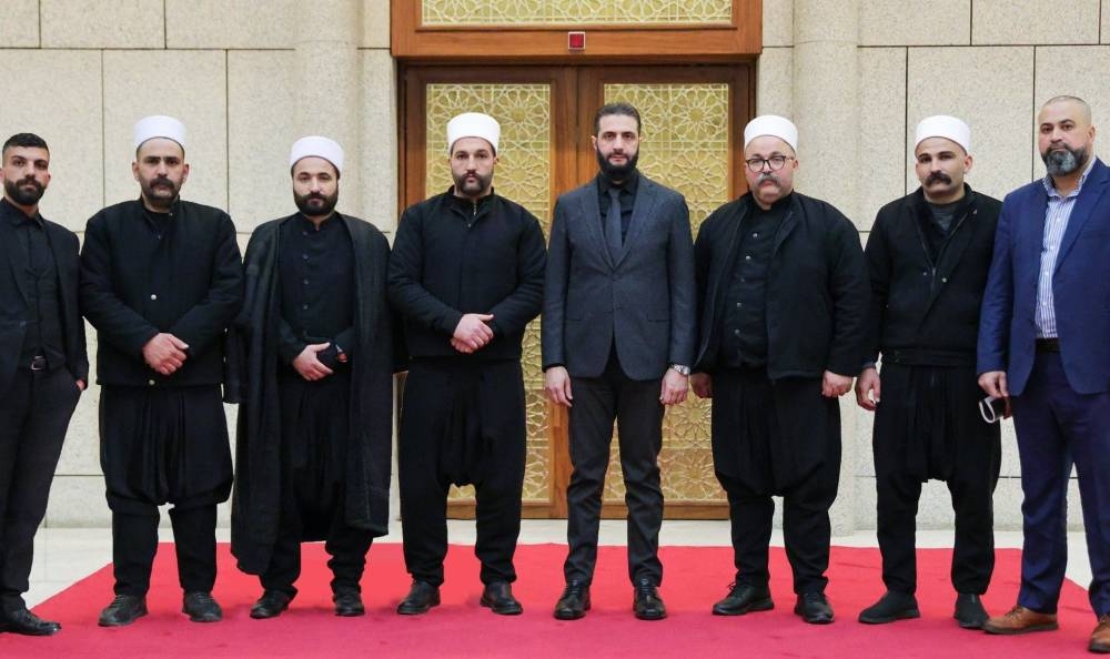 الحكومة السورية وزعماء الدروز في السويداء يتفقون على الجوانب الأمنية