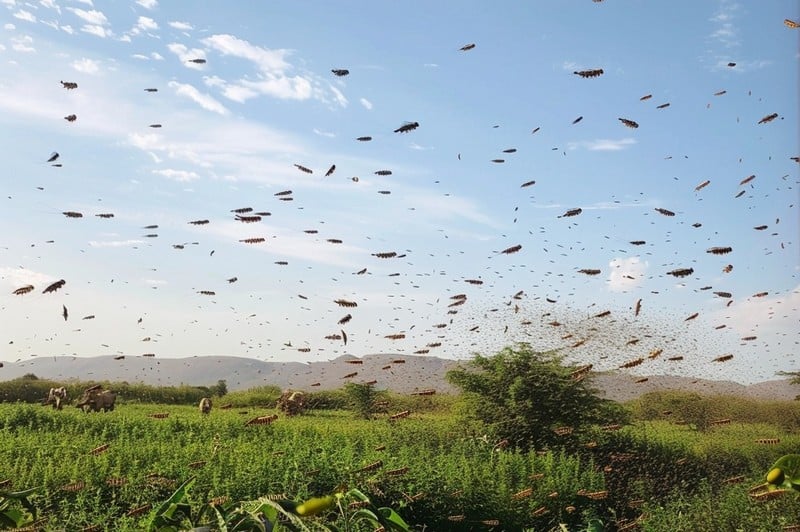 “الفاو” تحذر من تفشي الجراد في شمال إفريقيا وتدعو إلى عمليات مسح