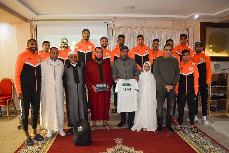 الدفاع الجديدي يكرم الطفلة عصيم