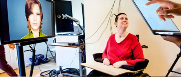 امرأة تتحدث وتتعرف على صوتها بعد 18 عامًا من الخَرس