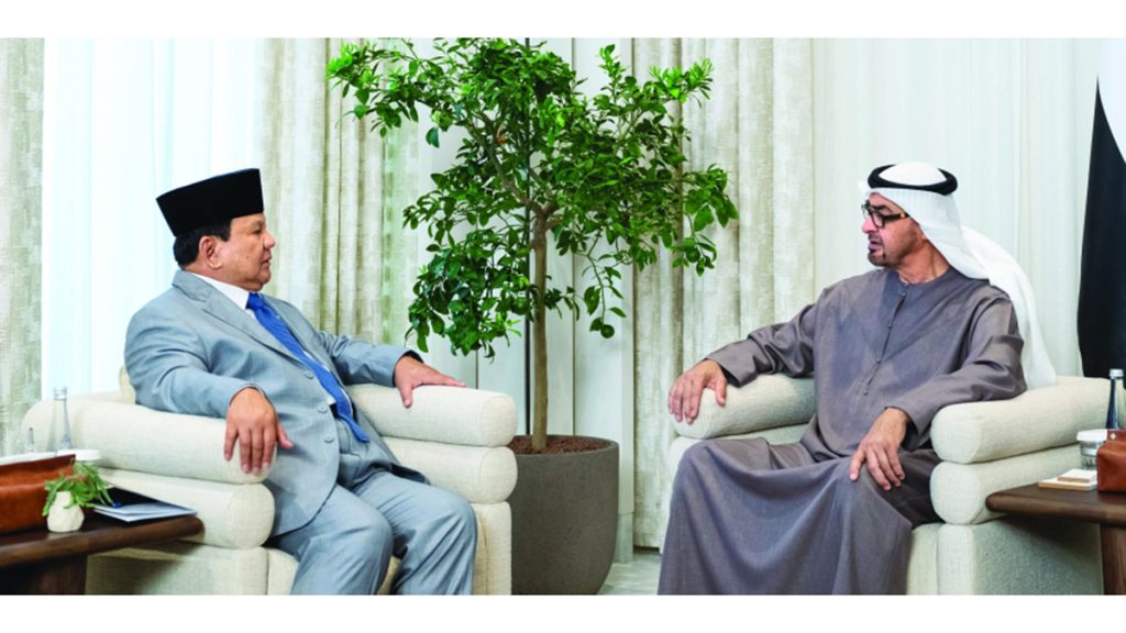 رئيس الدولة والرئيس الإندونيسي يبحثان تعزيز علاقات التعاون