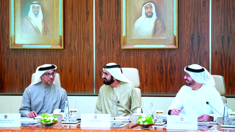 برئاسة محمد بن راشد.. مجلس الوزراء يعتمد إطلاق أول منظومة تشريعية ذكية متكاملة