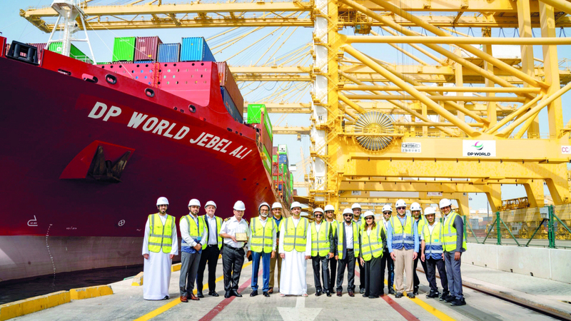«جبل علي» يستقبل أحدث سفينة تابعة لـ «موانئ دبي العالمية»
