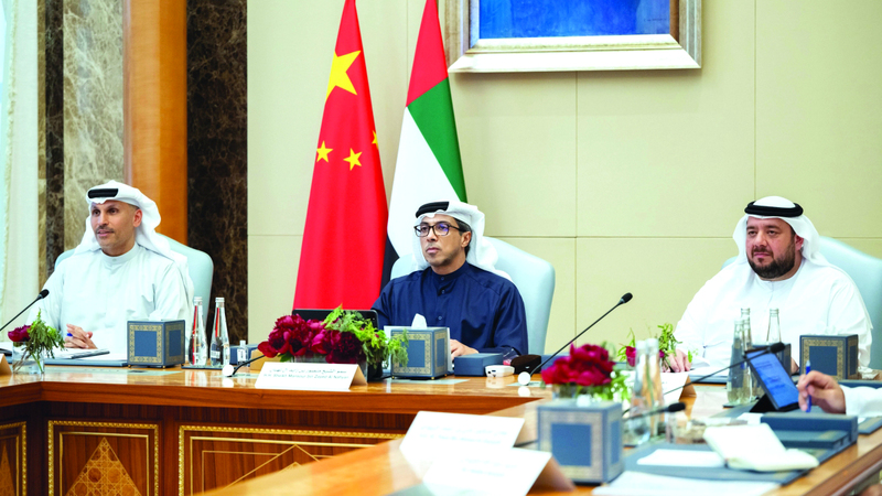 الإمارات ملتزمة بتطوير الشراكة الاستراتيجية مع الصين