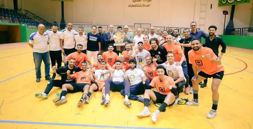 البنك الأهلي يهزم سكر الحوامدية ويتوج بالدوري المصري لكرة الصالات