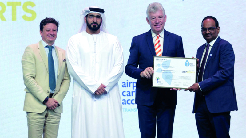 «دبي الدولي» يحصل على الاعتماد الكربوني من المستوى الرابع