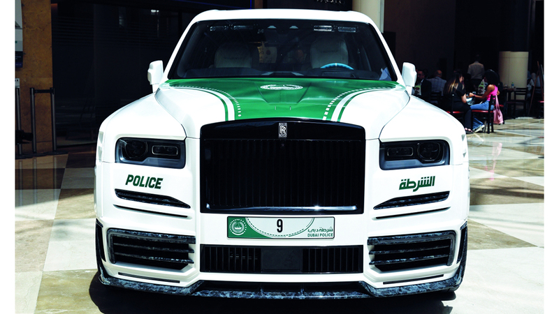 «رولز رويس كولينان» أحدث دورية فارهة بشرطة دبي