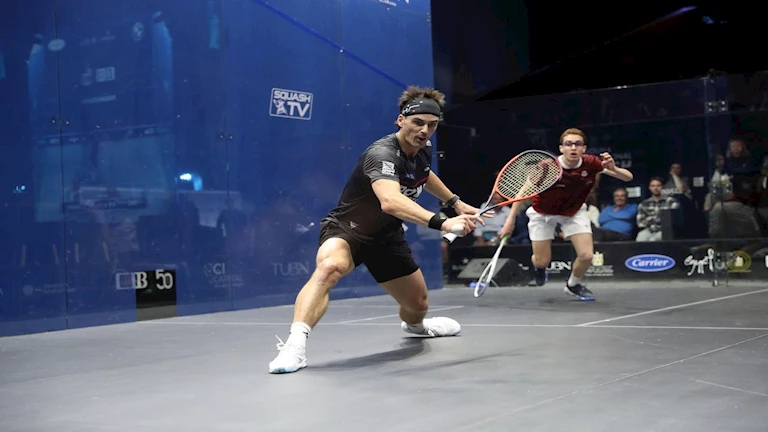 النيوزيلندي بول كول يهزم محمد زكريا في بطولة الجونة الدولية للإسكواش