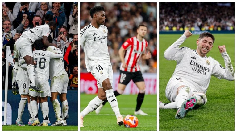 ريال مدريد يخطف فوزا قاتلا في الدقائق الأخيرة من أتلتيك بلباو