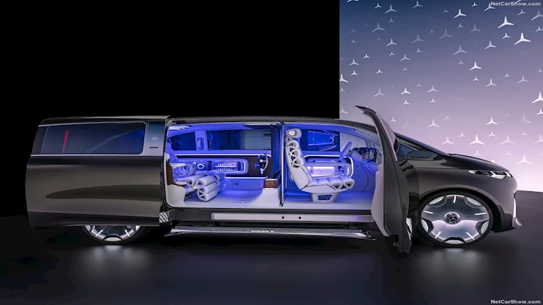 “قصر متنقل”.. 20 صورة للسيارة مرسيدس Vision V الفاخرة الجديدة