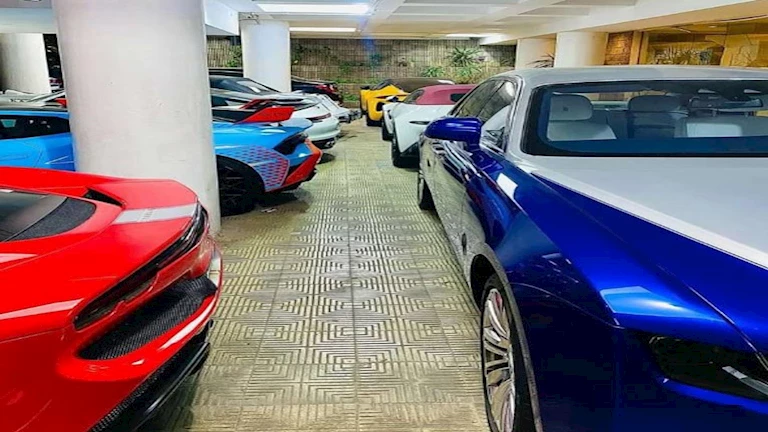 بينها سيارات نادرة.. شاهد أسطول إمبراطور السيارات ميشيل أُحد