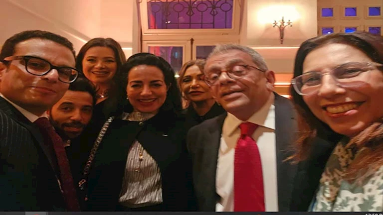 أمير رمسيس ينشر صور جديدة من حفل الرئيس الفرنسي إيمانويل ماكرون في السفارة الفرنسية بالقاهرة