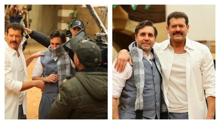 صاحبي اللي نورنا”.. عمرو يوسف يعلن مشاركة هشام ماجد في فيلم “درويش