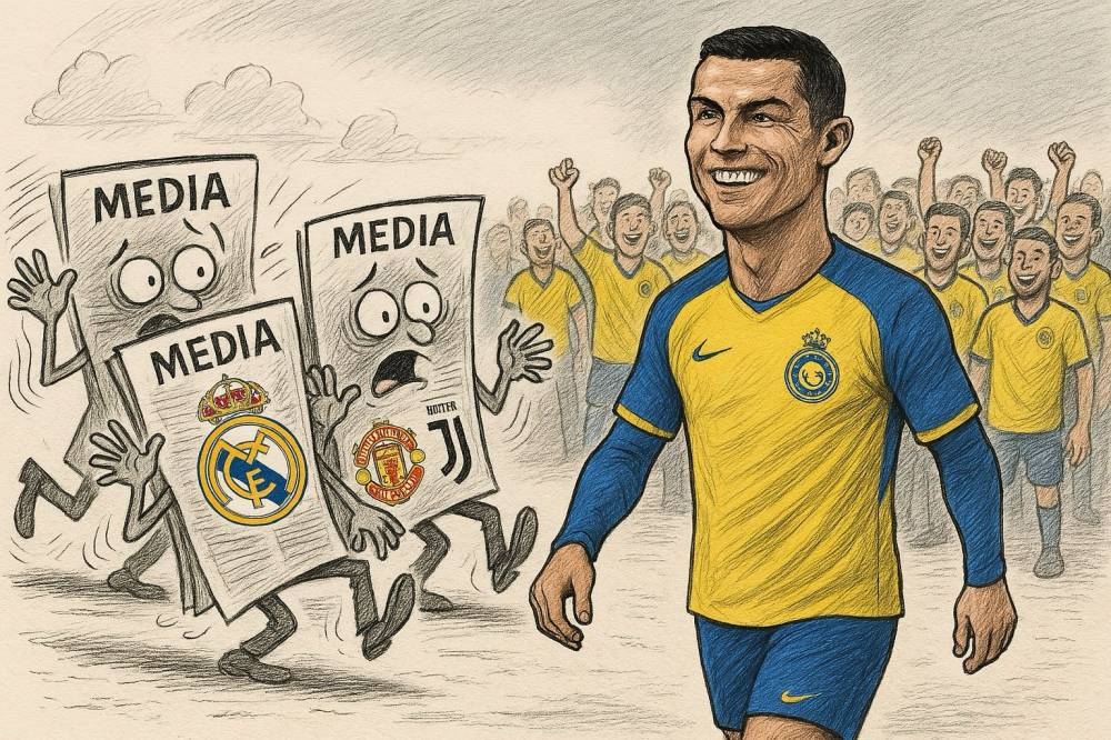 كريستيانو يختصر الحكاية: Keep Pushing يا نصر