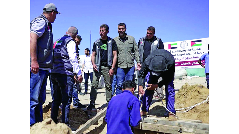 «الفارس الشهم 3» تنفذ مشروع حفر وتجهيز آبار مياه صالحة للاستخدام في غزة