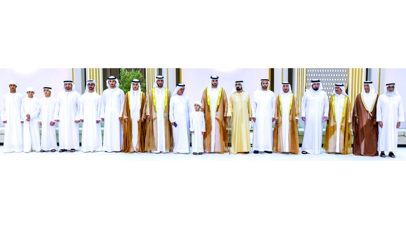 محمد بن راشد يحضر أفراح آل مكتوم