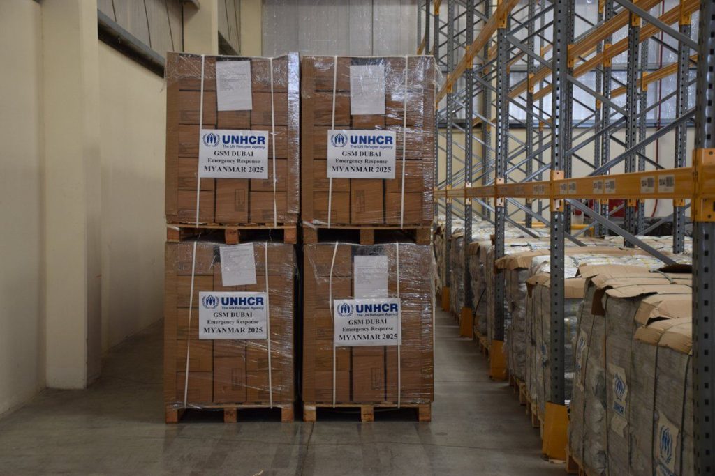 بتوجيهات محمد بن راشد.. «دبي الإنسانية» تسيّر شحنة مساعدات إغاثية إلى ميانمار