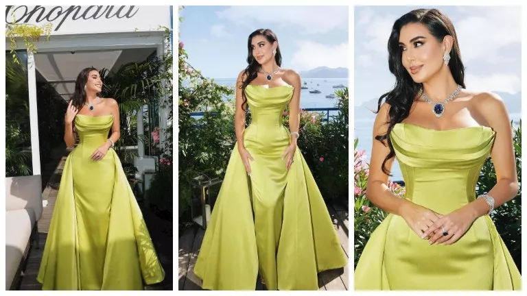 ياسمين صبري تبهر الجمهور في جلسة تصوير جديدة في كان