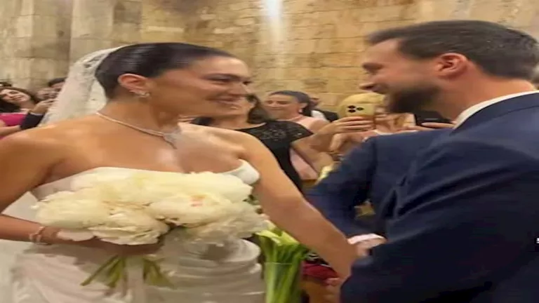 الصور الأولى من حفل زفاف الفنانة اللبنانية ستيفاني عطالله