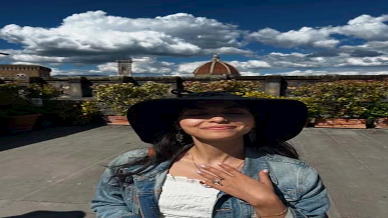 مي الغيطي تنشر صورا جديدة من شهر العسل بإيطاليا..وهذا ما قالته