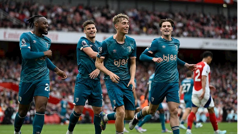 ريمونتادا بورنموث تُسقط أرسنال قبل مواجهة باريس سان جيرمان