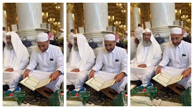 كيف تفاعل الجمهور مع تلاوة أحمد سعد للقرآن في المسجد النبوي؟