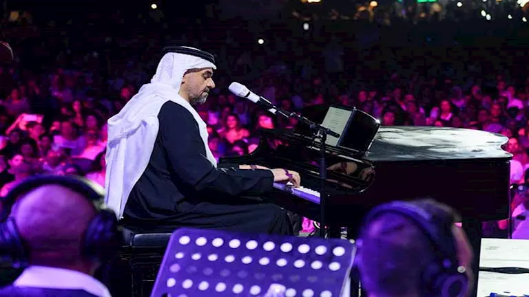 بالصور.. حسين الجسمي يشعل أجواء كازابلانكا في أمسية ساحرة بمهرجان Casa