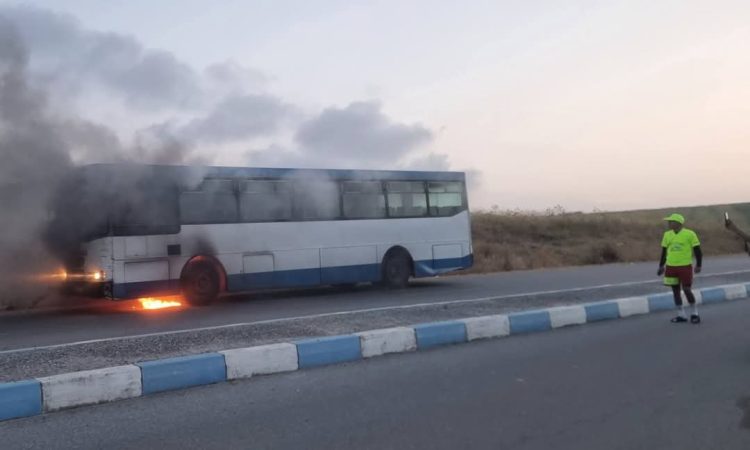 العرائش: احتراق حافلة ونجاة الركاب ومطالب بتطهير قطاع النقل الحضري