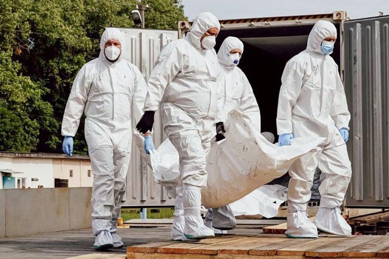 روسيا تسلم 1200 جثة إلى أوكرانيا